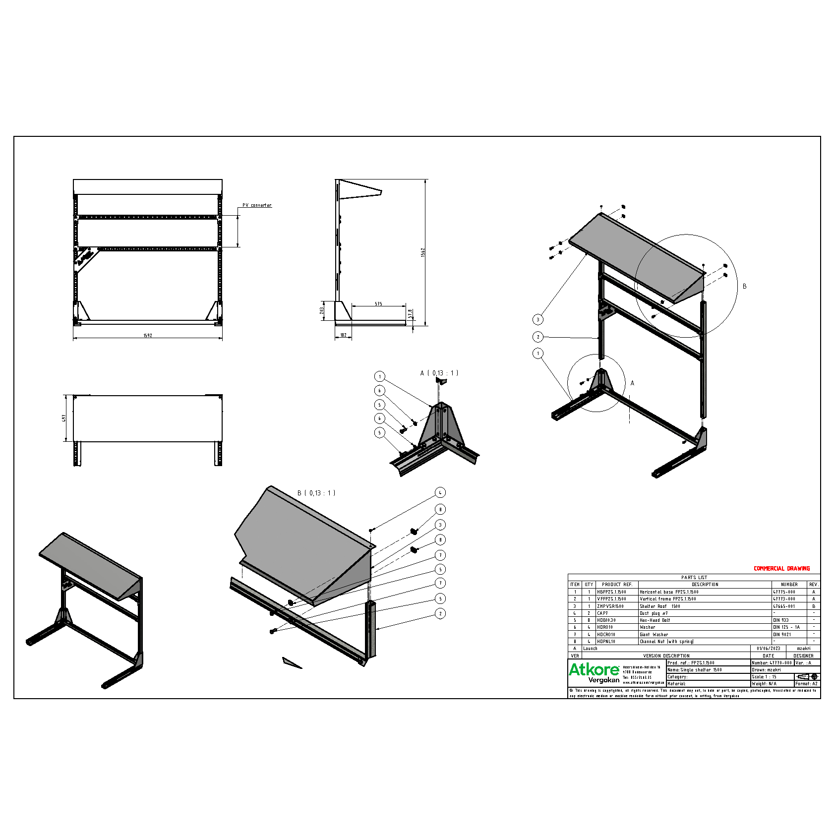 COMMERCIAL FP2S.1.1500 (47770)